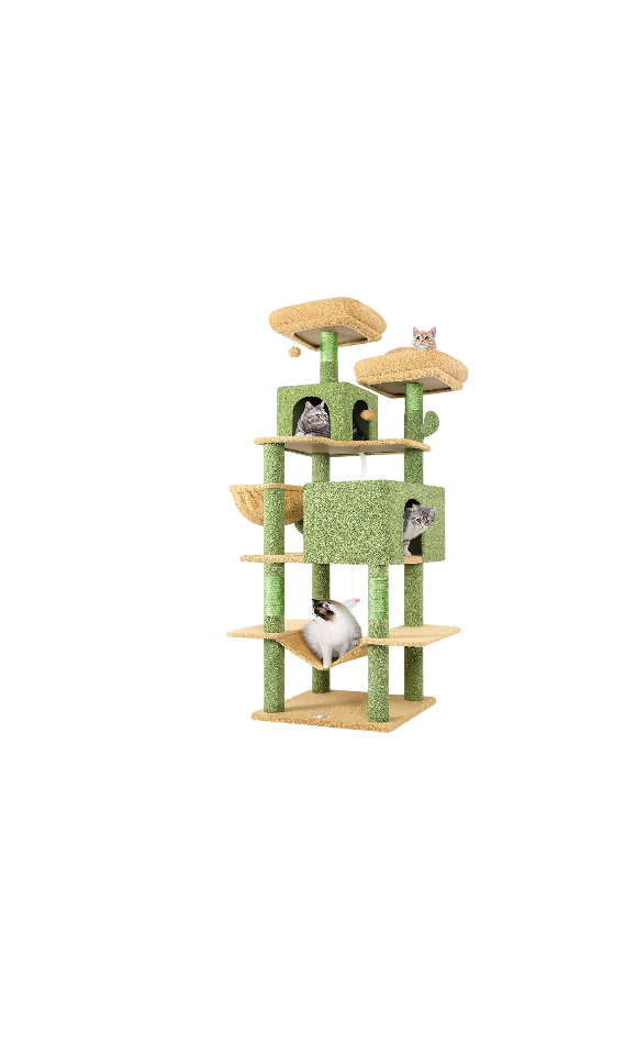 Cactus Cat Tree Tower by Globlazer